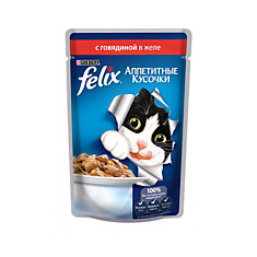 Felix Аппетитные кусочки Говядина 85 г