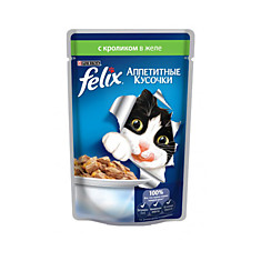 Felix Аппетитные кусочки Кролик 85 г